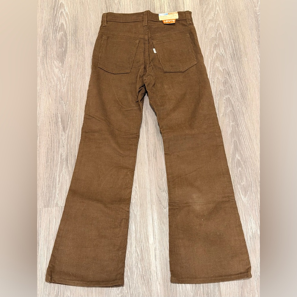 Vintage 1980s Deadstock Levi’s 746 Brown Corduroy Pants